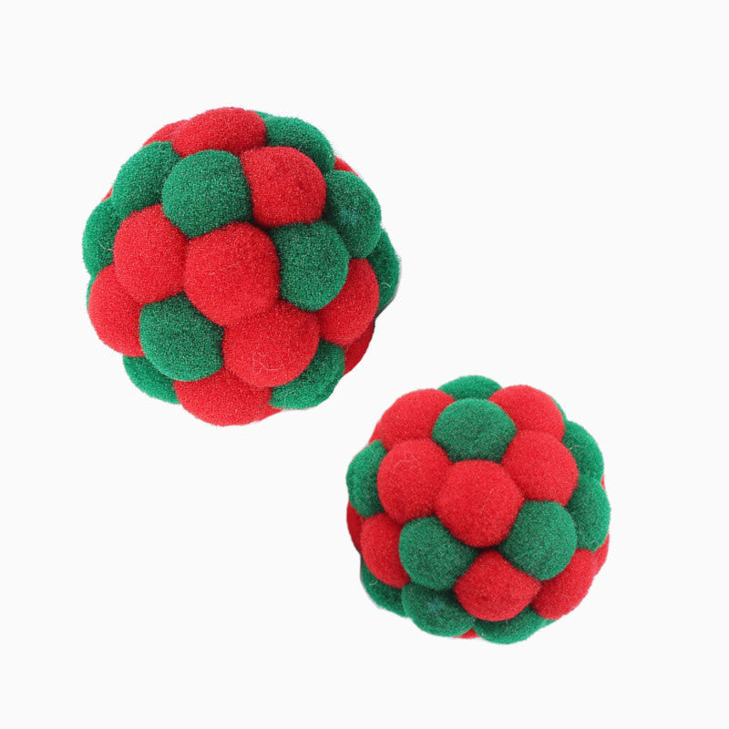 Make Your Cat’s Christmas Extra Special with Our Festive Catnip Bouncy Ball