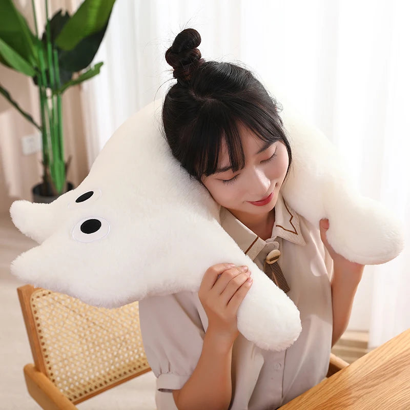 100CM Cute Soft Long Cat Pillow Plush Toys Stuffed Office Sleeping Cushion Bed Sleep Pillow Home Decor Gift Doll for Kids Girls