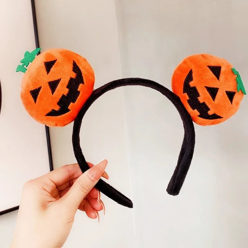 20PCS New Halloween Headdress Hairband Pumpkin Hairband Makeup Props Photo Decoration Headband Hairpin Party Jewellery Hairpin