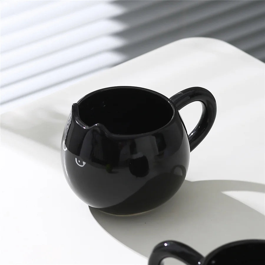 1PC cat shaped ceramic cup, creative mug, 380ml/13oz coffee and drinking cup