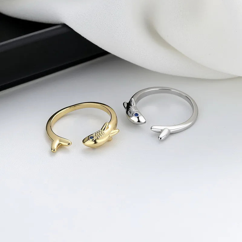 Lovely Cartoon Drop Oil Cat Open Rings for Women Men Vintage Fashion Animal Cat Opening Finger Ring Jewelry Gifts Wholesale