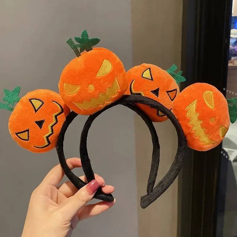 20PCS New Halloween Headdress Hairband Pumpkin Hairband Makeup Props Photo Decoration Headband Hairpin Party Jewellery Hairpin