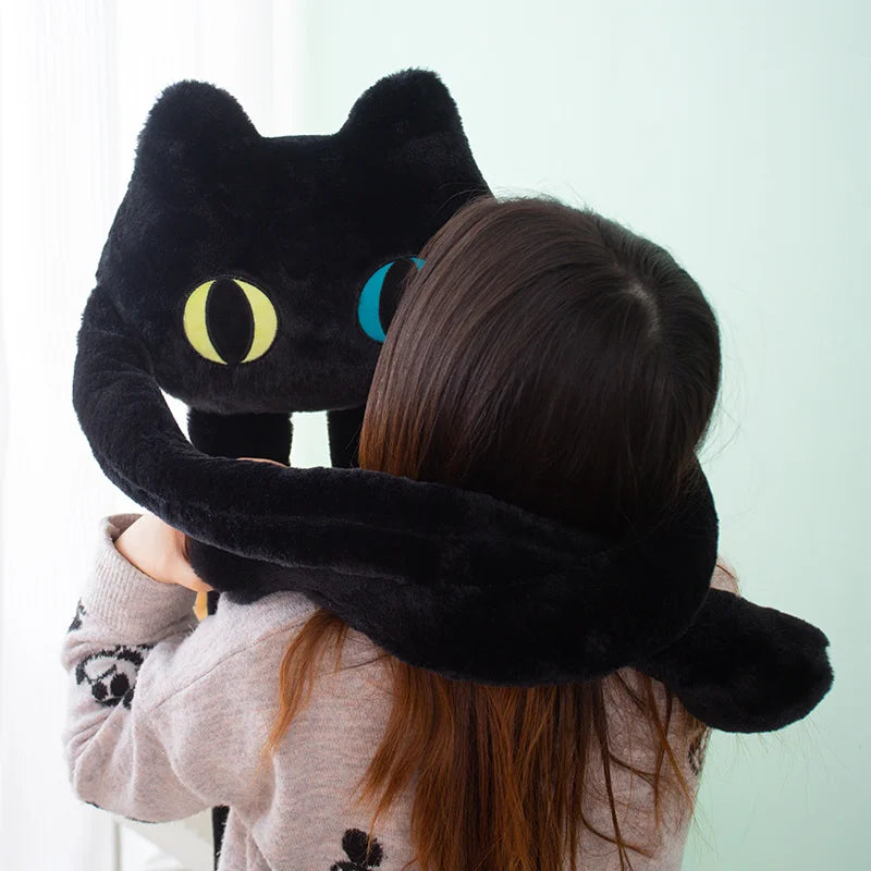 Kawaii Long Legs Black Cat Doll Creative Octopus Throw Pillow Stuffed Toys Plush Animal Cushion Toys Children Baby Gifts