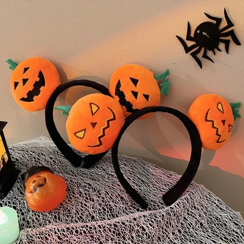 20PCS New Halloween Headdress Hairband Pumpkin Hairband Makeup Props Photo Decoration Headband Hairpin Party Jewellery Hairpin