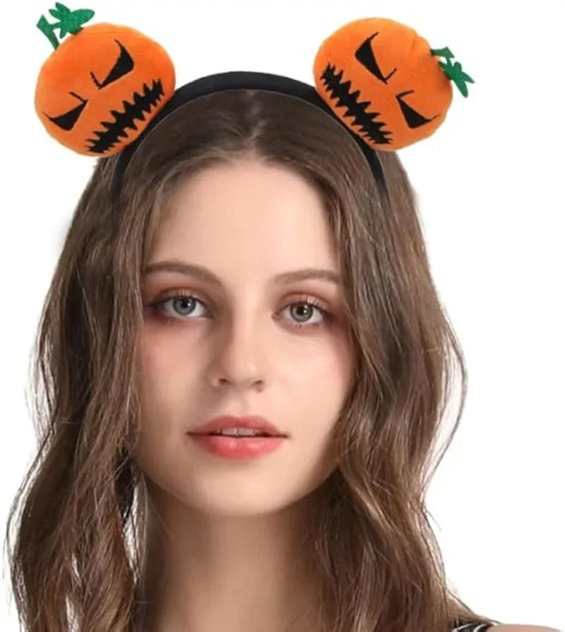 20PCS New Halloween Headdress Hairband Pumpkin Hairband Makeup Props Photo Decoration Headband Hairpin Party Jewellery Hairpin