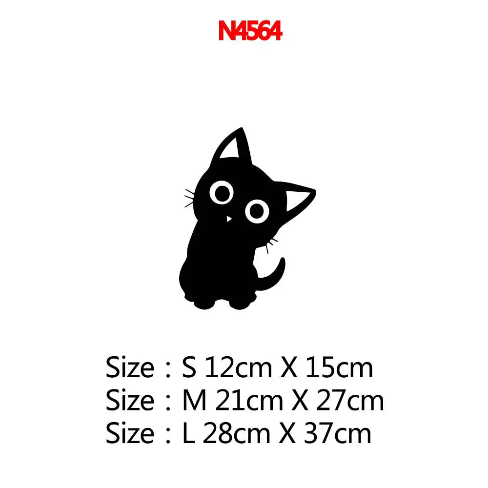 Cartoon cat Stickers Voiture Vinyl Decal Sticker Car Motorcycle Styling