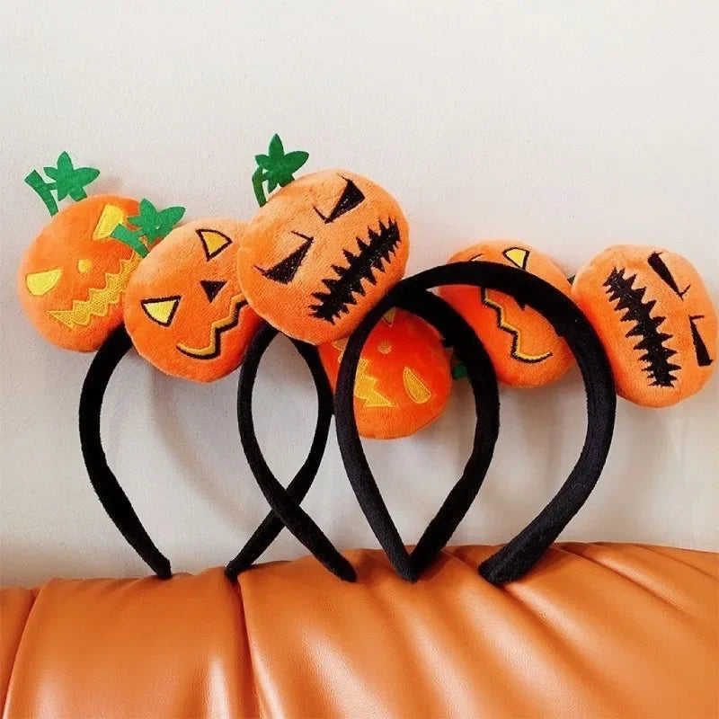 20PCS New Halloween Headdress Hairband Pumpkin Hairband Makeup Props Photo Decoration Headband Hairpin Party Jewellery Hairpin