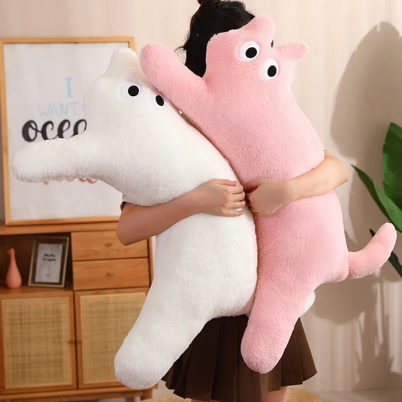 100CM Cute Soft Long Cat Pillow Plush Toys Stuffed Office Sleeping Cushion Bed Sleep Pillow Home Decor Gift Doll for Kids Girls