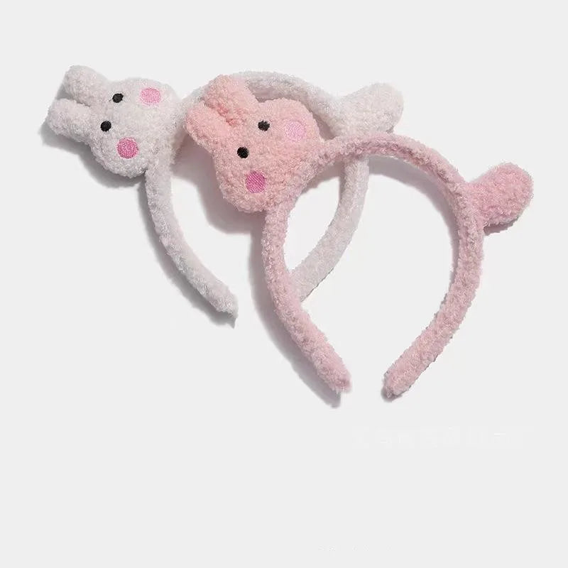 New Cute Plush Cat Hair Hoop Girls autumn and winter Hairbands Korean Headwear Cartoon Headbands Hair Accessories Ornaments