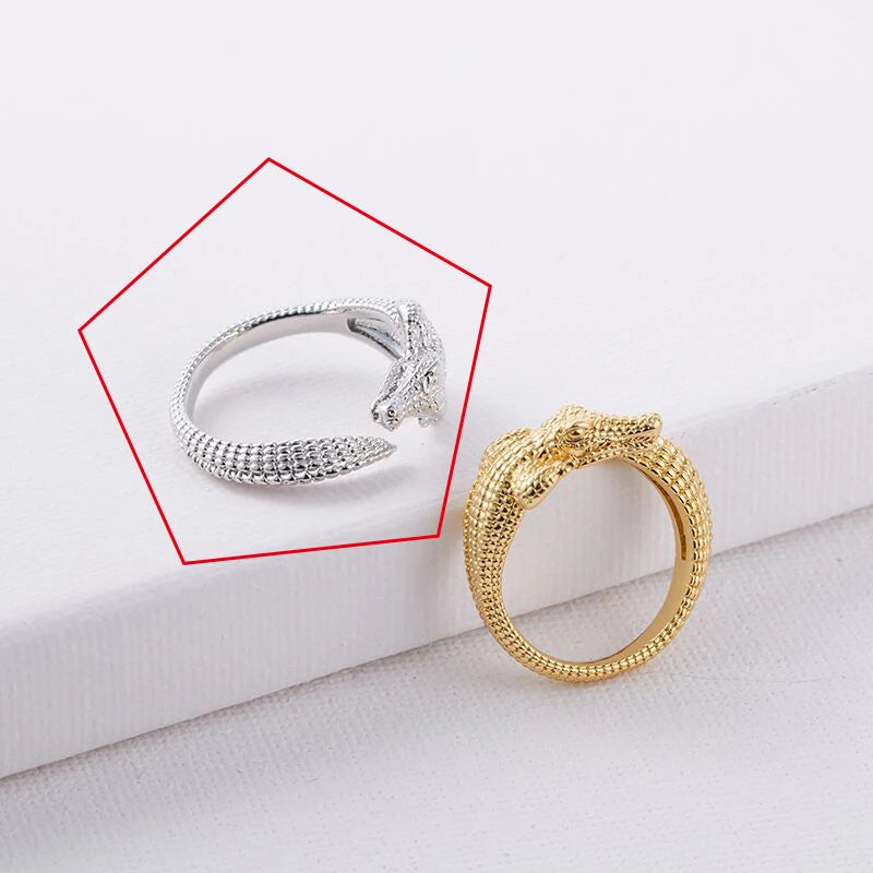 New Fashion Silver Color Open Finger Rings Cat Love Fish Moon Stone Pink Animal For Women Girl Jewelry Gift Dropship