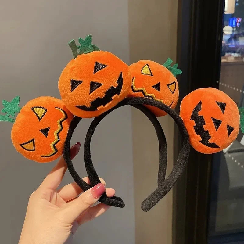 20PCS New Halloween Headdress Hairband Pumpkin Hairband Makeup Props Photo Decoration Headband Hairpin Party Jewellery Hairpin