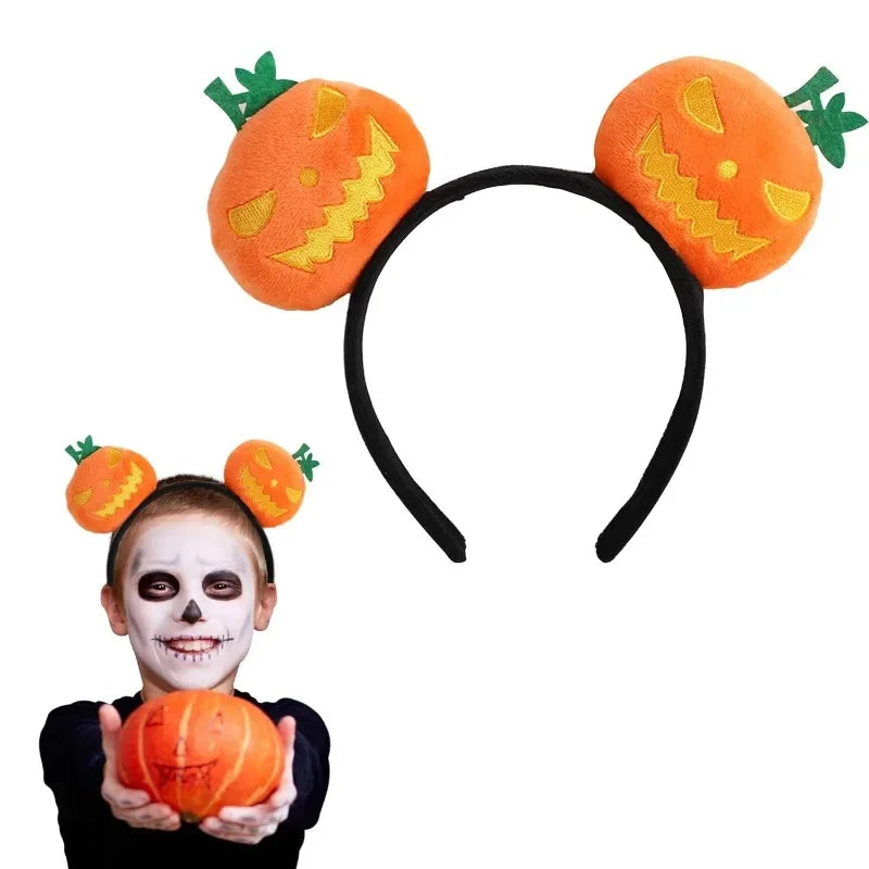 20PCS New Halloween Headdress Hairband Pumpkin Hairband Makeup Props Photo Decoration Headband Hairpin Party Jewellery Hairpin