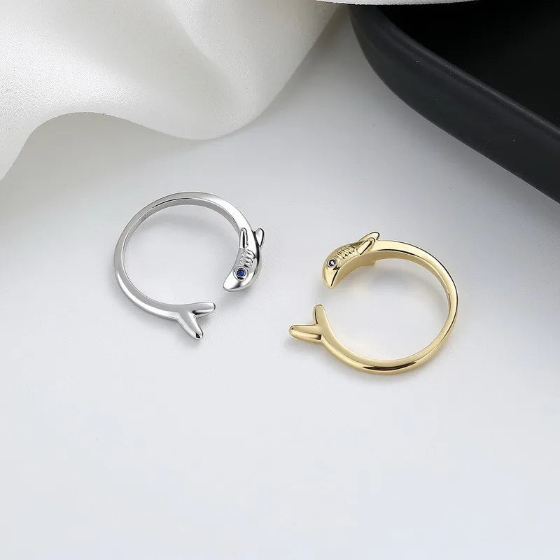 Lovely Cartoon Drop Oil Cat Open Rings for Women Men Vintage Fashion Animal Cat Opening Finger Ring Jewelry Gifts Wholesale