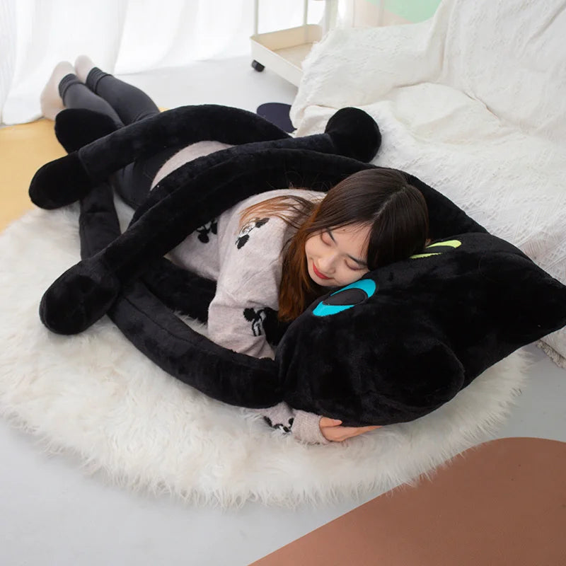 Kawaii Long Legs Black Cat Doll Creative Octopus Throw Pillow Stuffed Toys Plush Animal Cushion Toys Children Baby Gifts