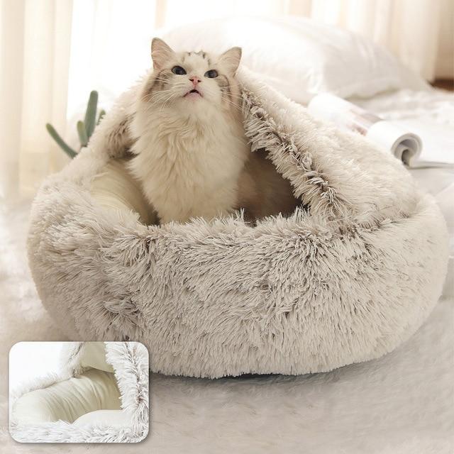 Coffee Latte Pet Bed - The Ultimate Calming Sanctuary